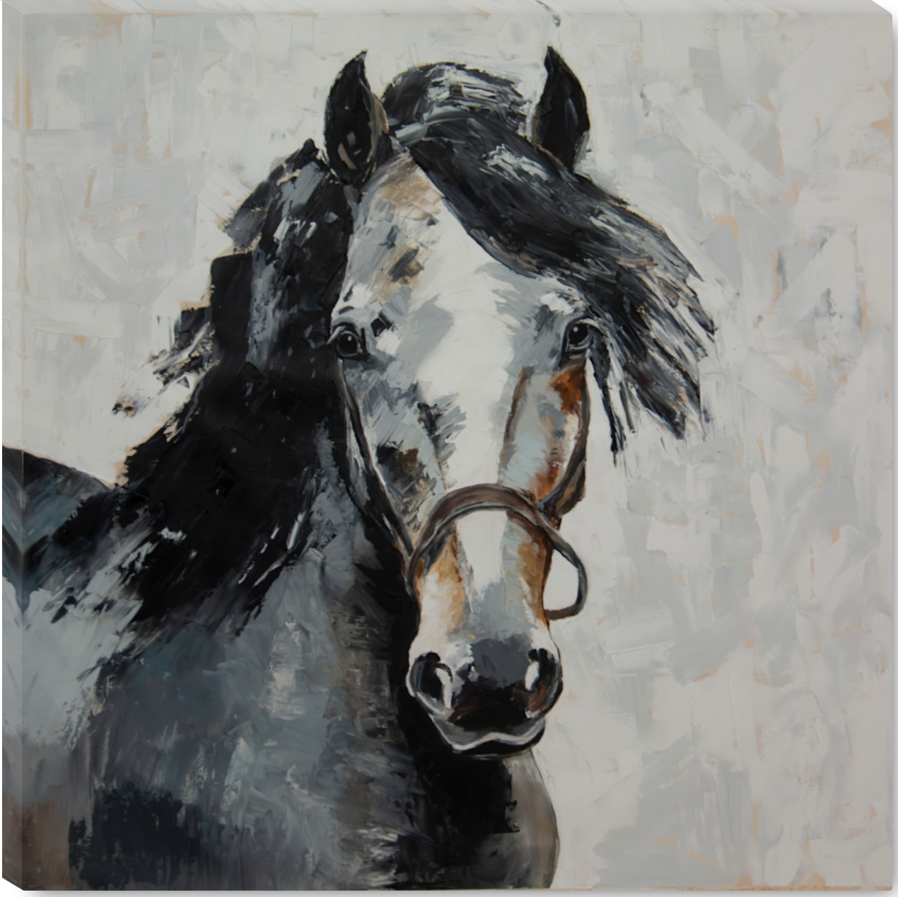 Equestrian Essence Gallery Wrapped Canvas 30" x 30"
