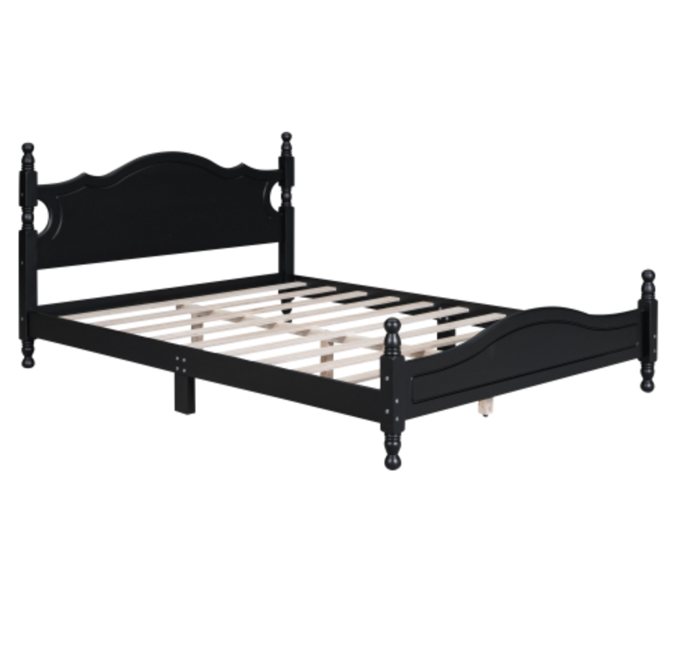 Montgomery Bed Queen Platform Side  Head Foot Board