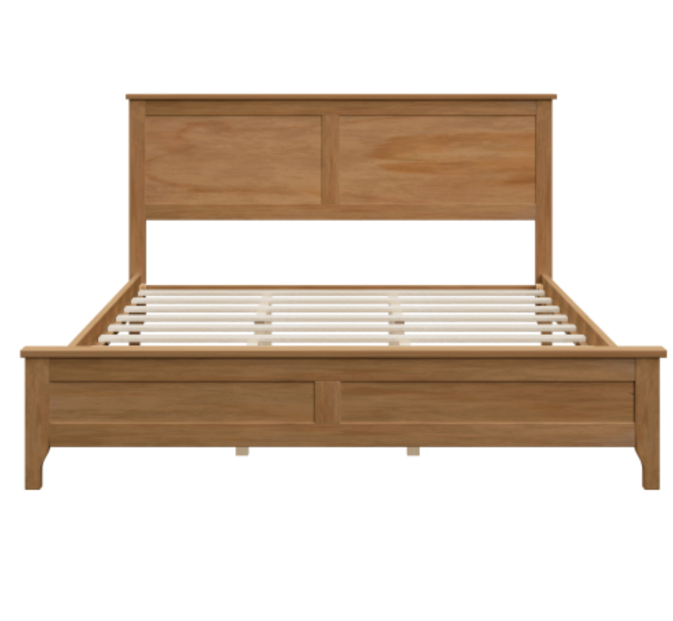 Queen Platform Bed Modern Headboard