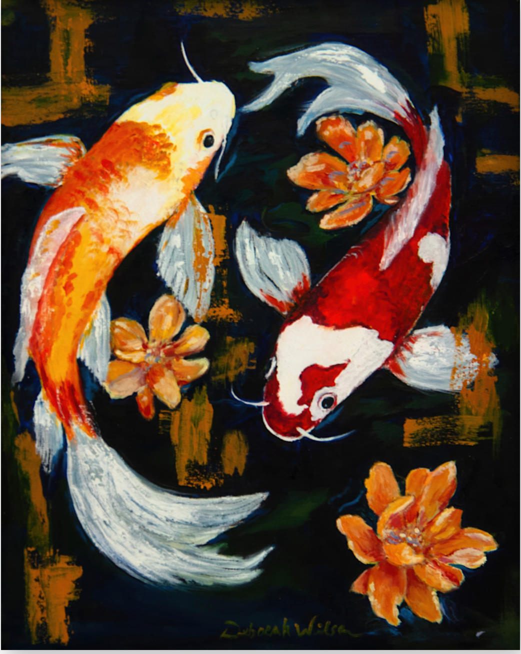 Reflecting Koi Pond