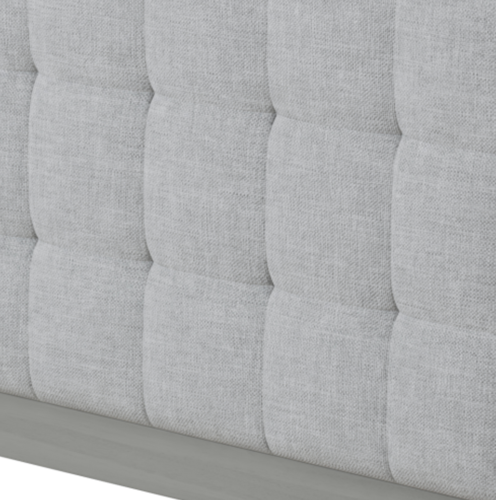 Christopher Knight Solid Wood Platform Upholstered Headboard King Bed