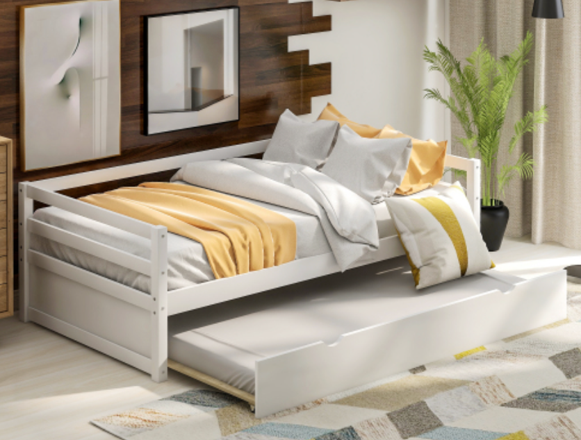 The Willow Creek DayBed with Trundle White