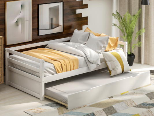 The Willow Creek DayBed with Trundle White