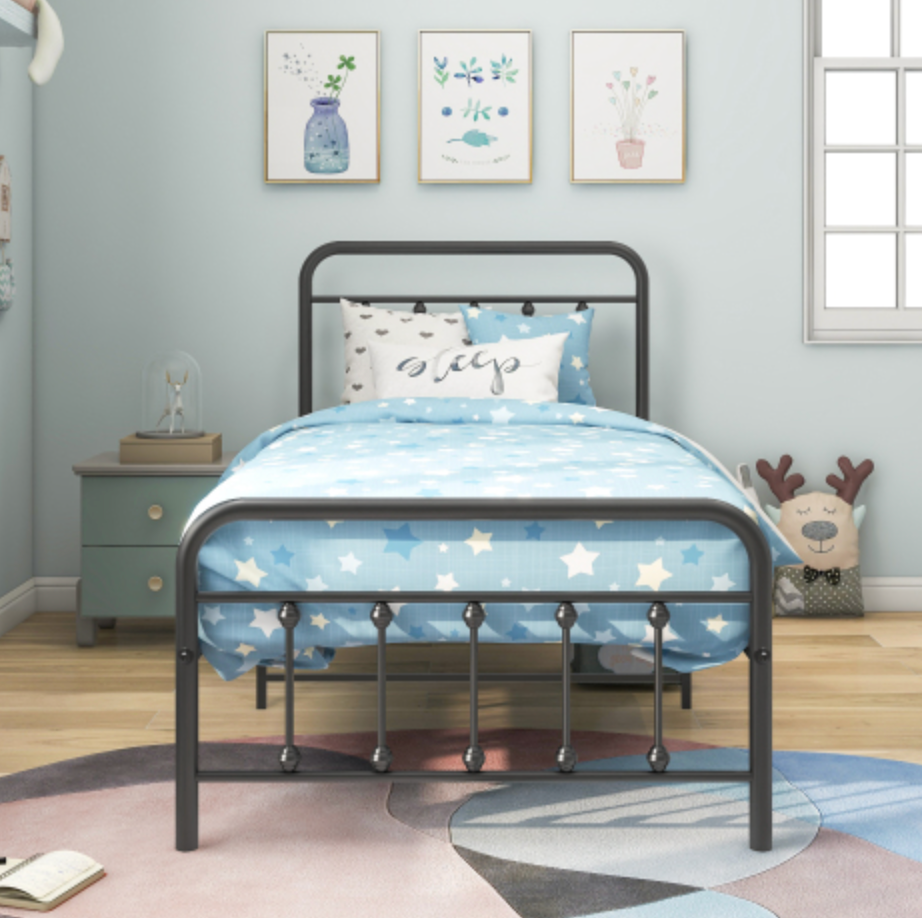 The Charlotte Metal Victorian Twin Bed 2