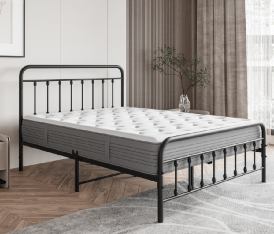 "The Charlotte" Victorian Bed Frame Side View