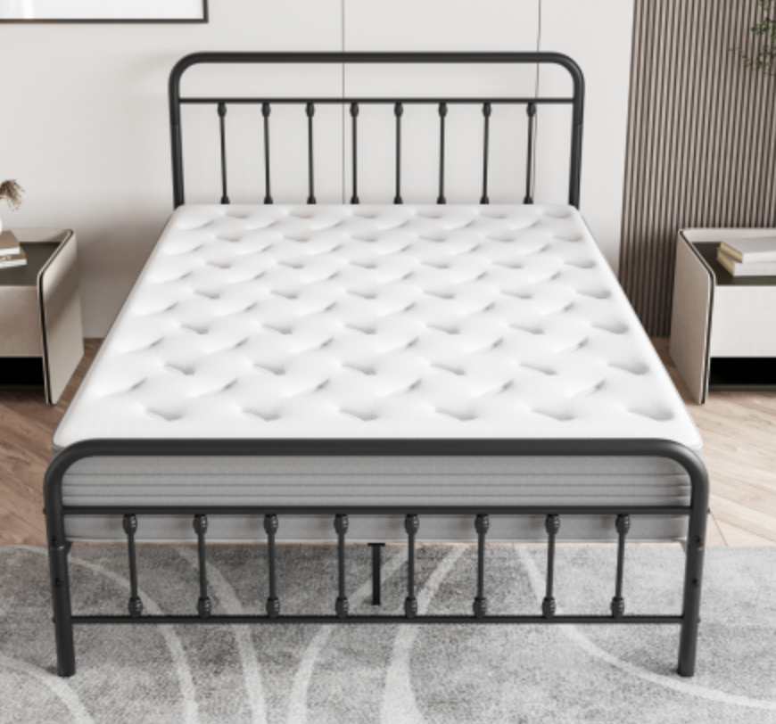 "The Charlotte" Victorian Bed Frame Top View