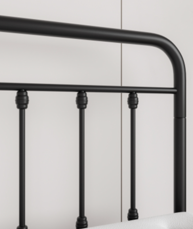 "The Charlotte" Victorian Twin Bed Frame Headboard
