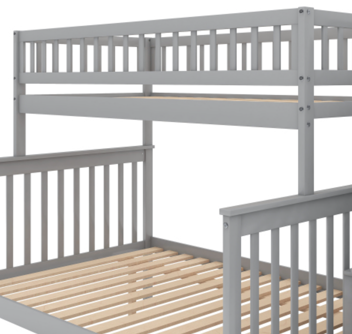 The "Dream Weaver" Twin Over Full Bunk Bed with Trundle End End View