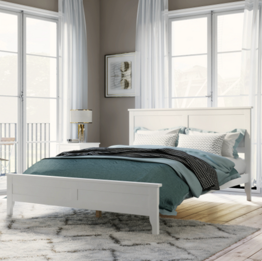 The Maddison White Queen Bed
