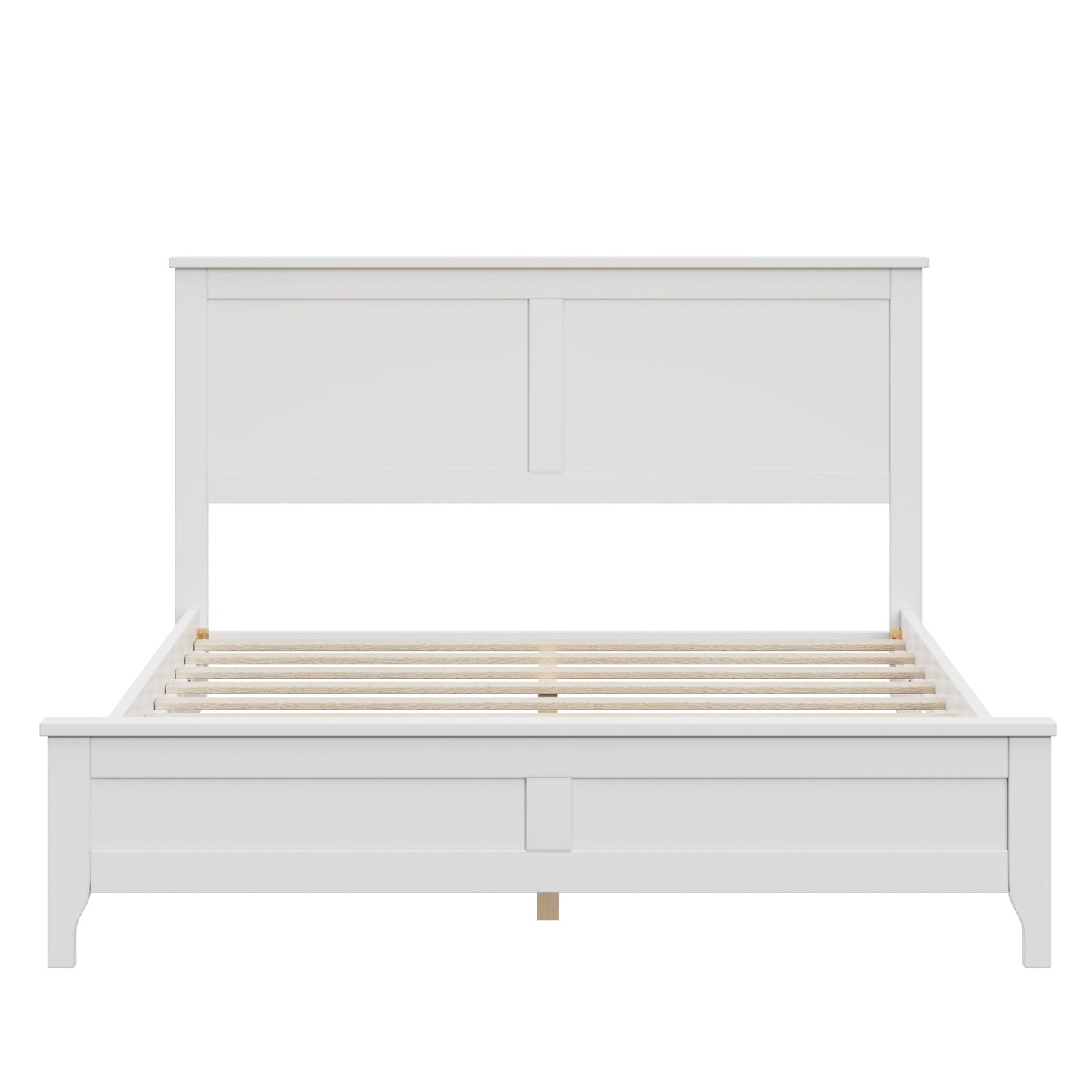 Full Size Bed White Monica Quality Craftsmanship - Bunk and Bed Co.