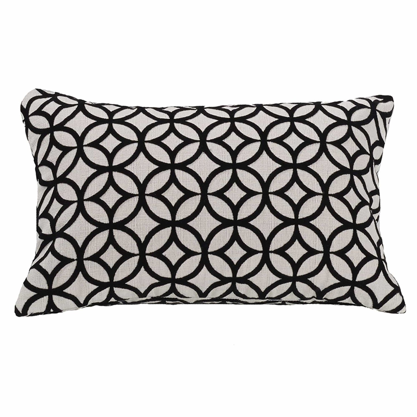 Augusta Cut Velvet Lumbar Pillow, 10" x 16", 1PC