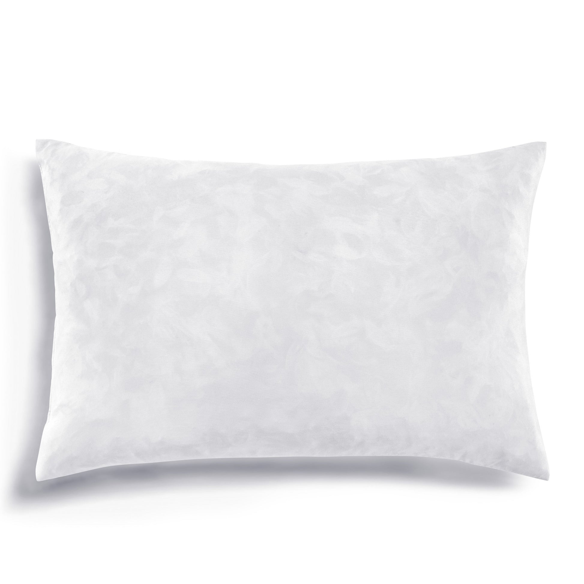 White pillow on a white background