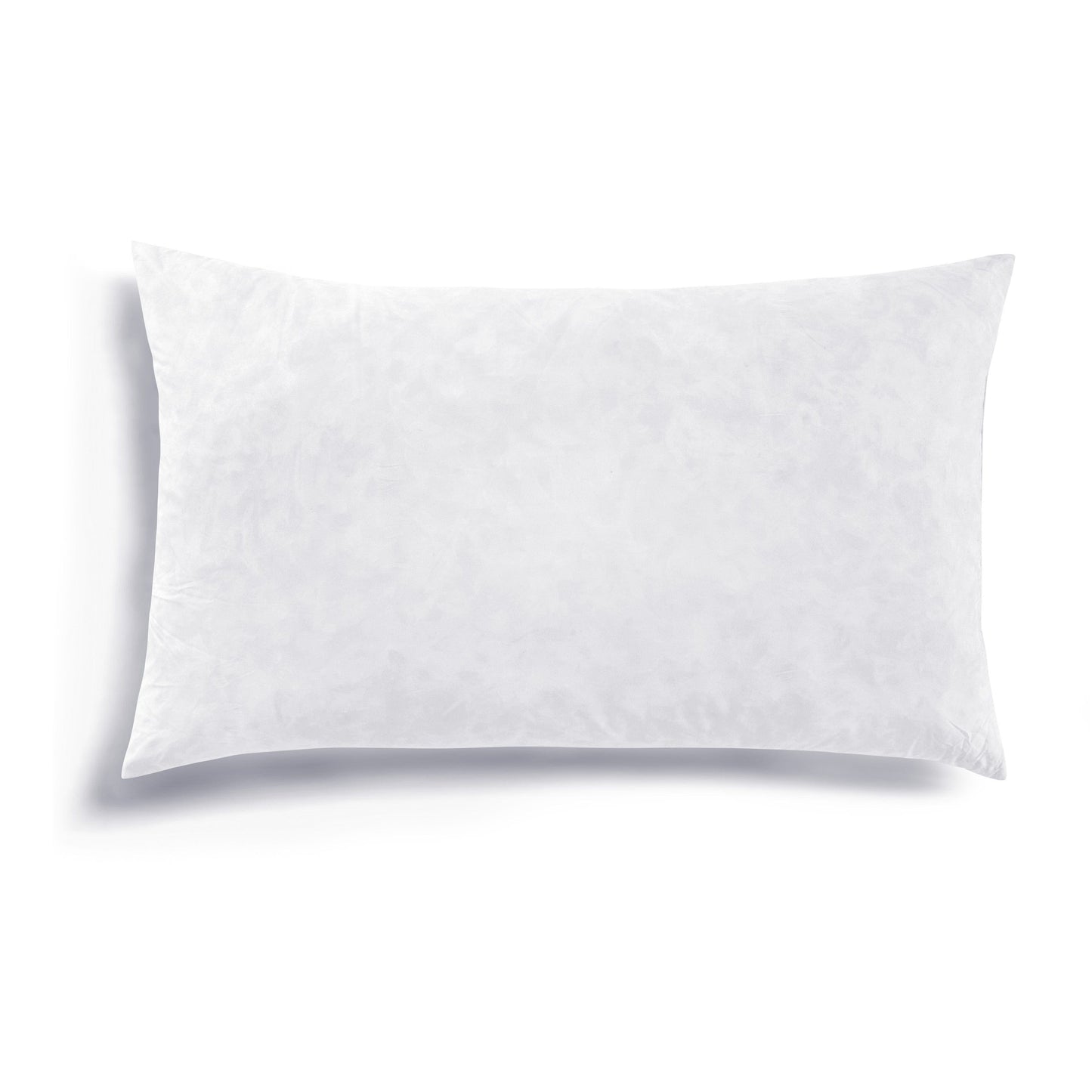 White pillow on a white background