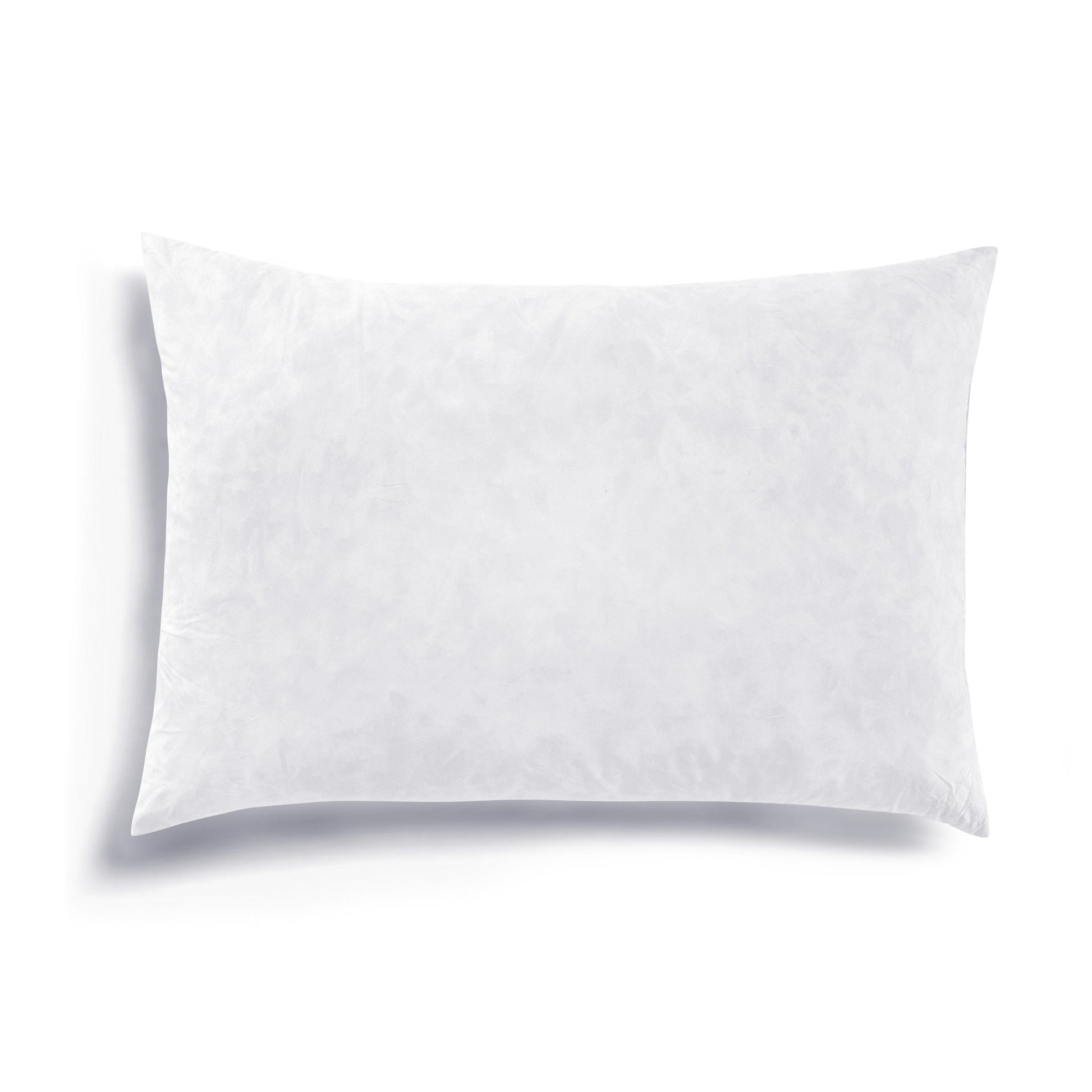White pillow on a white background