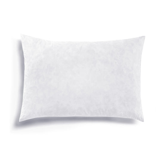 White pillow on a white background