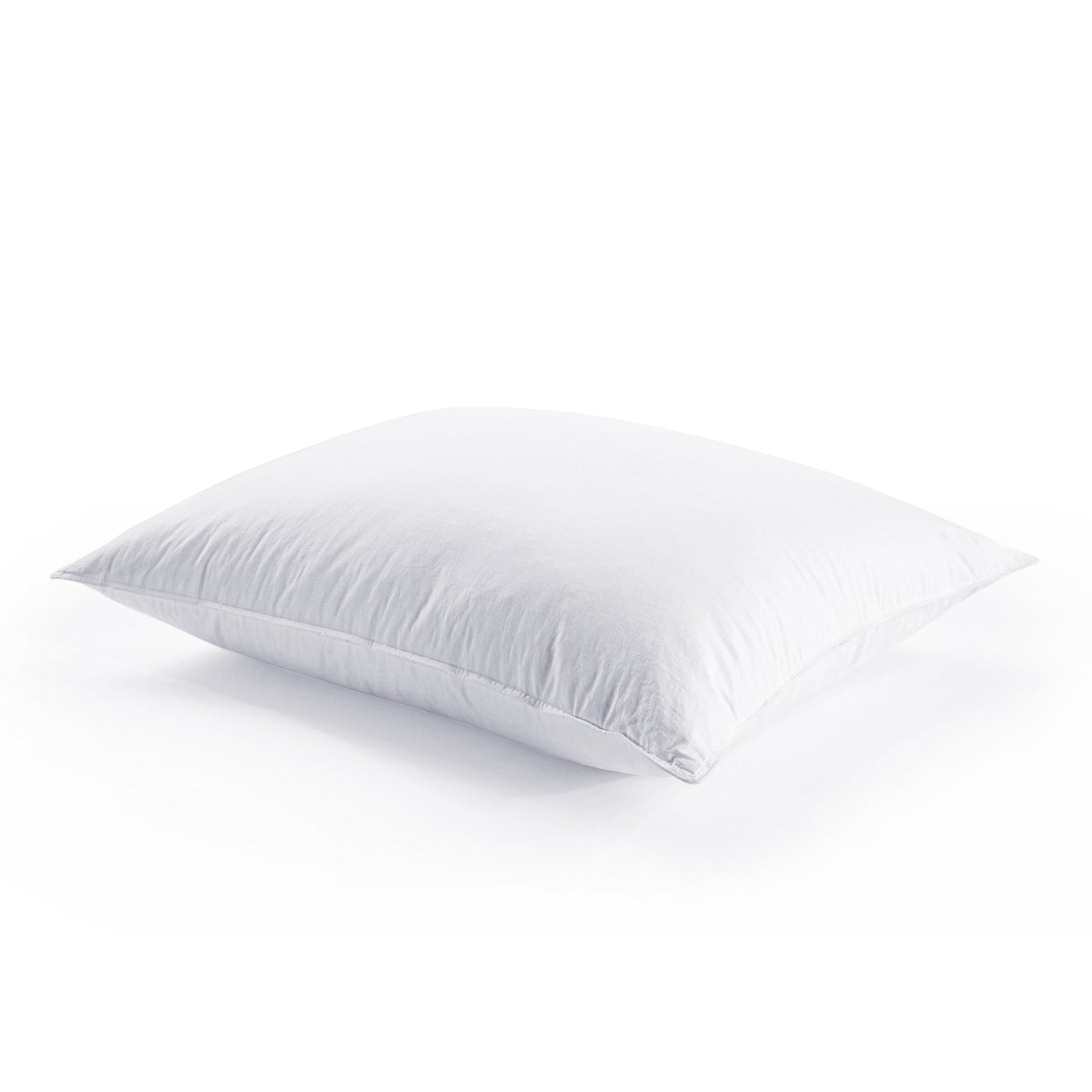 White pillow on a white background