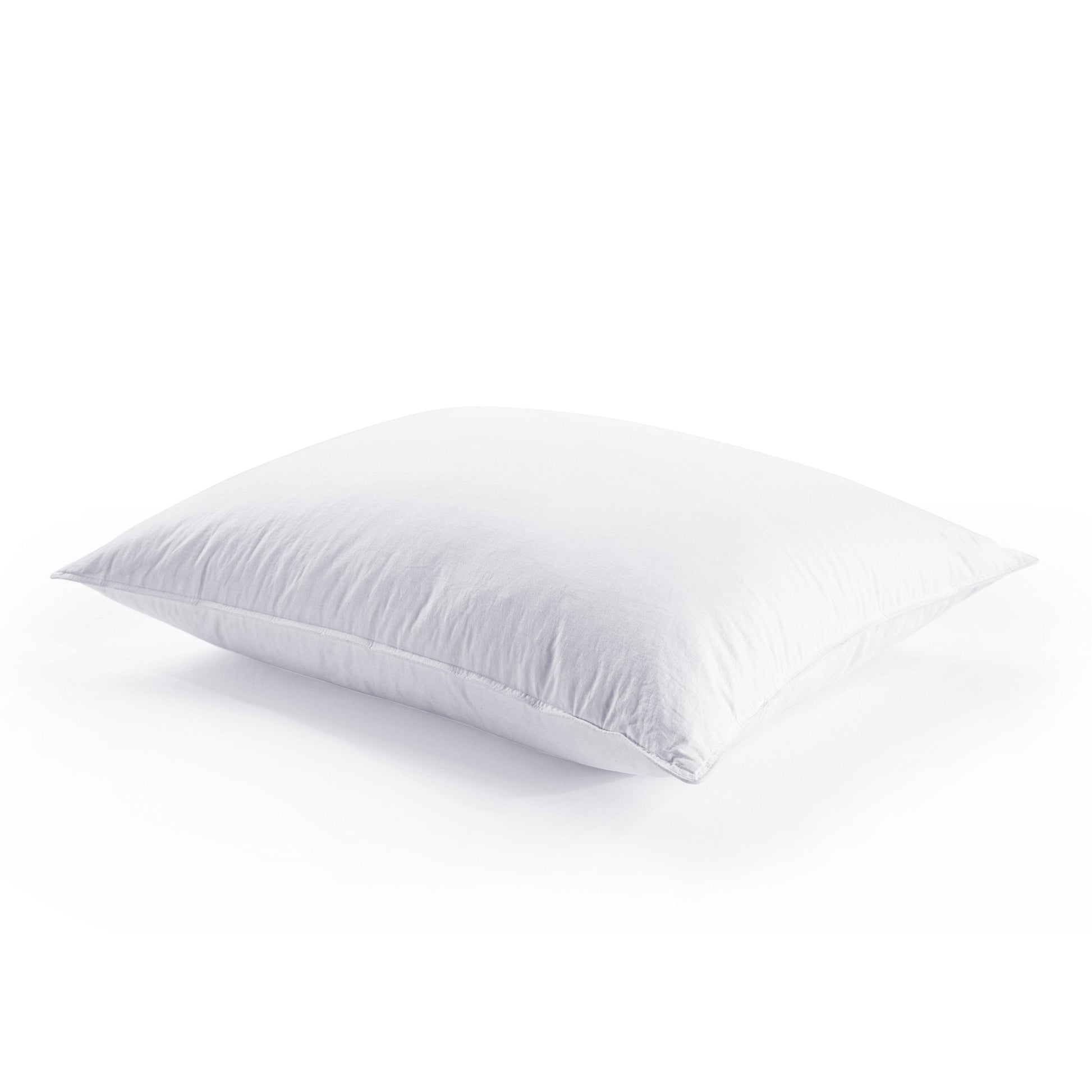 White pillow on a white background