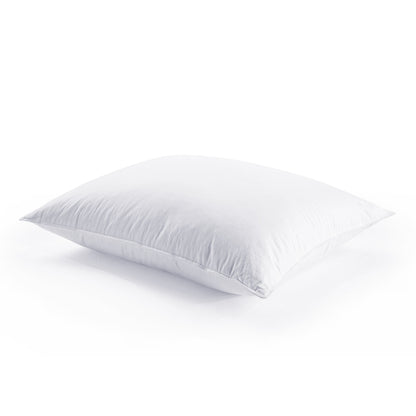 White pillow on a white background