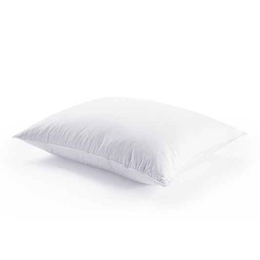 White pillow on a white background