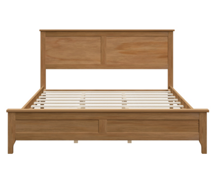 Queen Platform Bed Modern Headboard