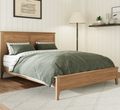Queen Platform Bed Modern Room Shot