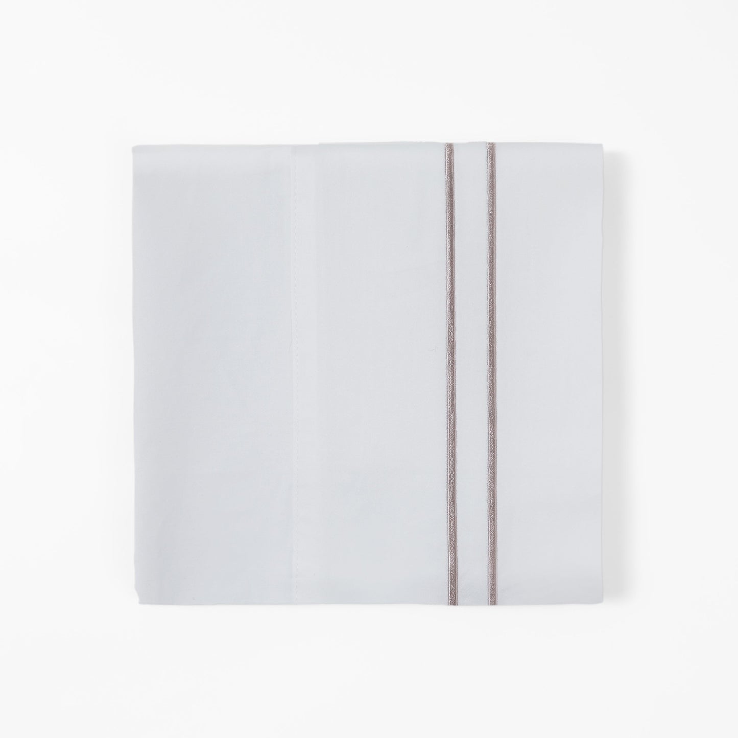 White notebook with a red ribbon on a white background