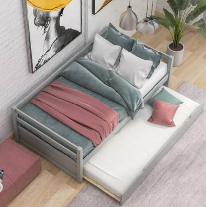 The Willow Creek DayBed with Trundle Gray