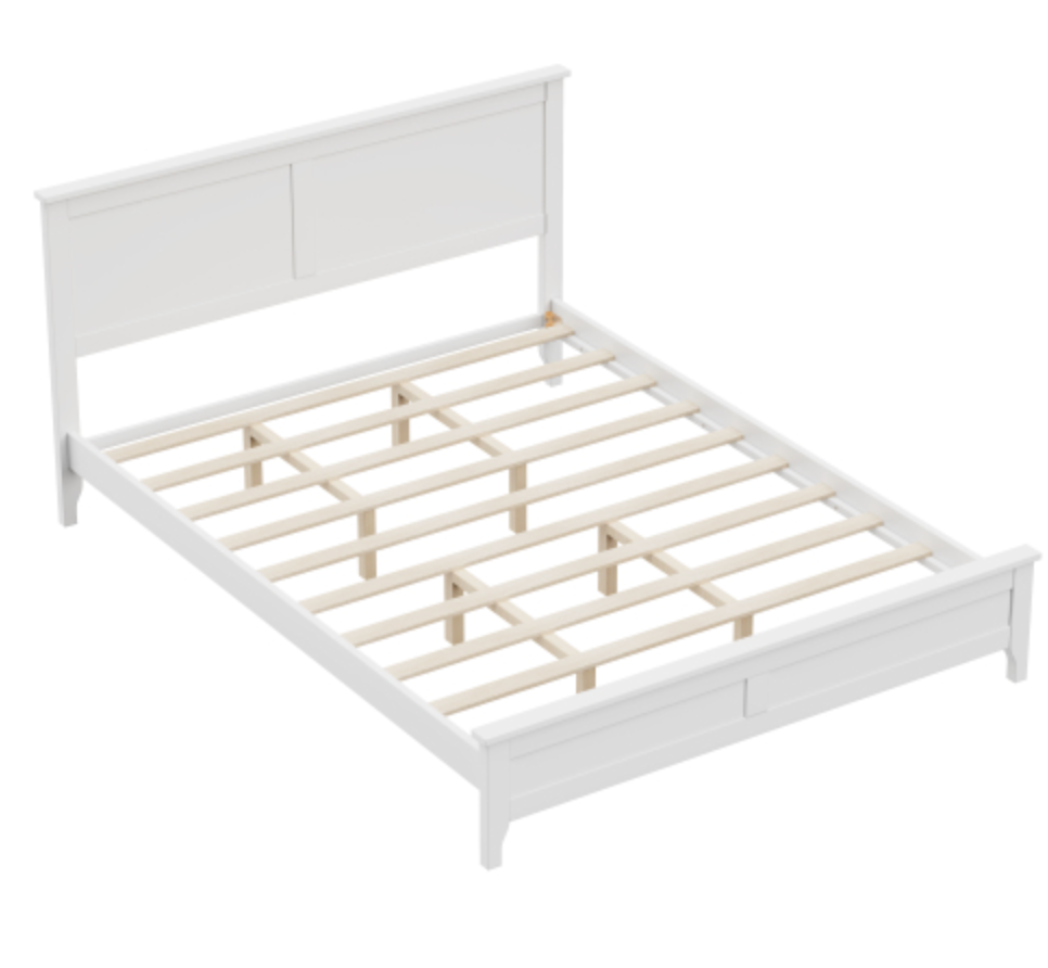 The Maddison White Queen Bed Frame