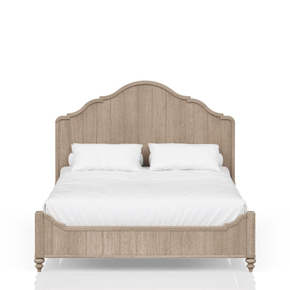 Alberta Queen Panel Bed in Sand - Bunk and Bed Co.