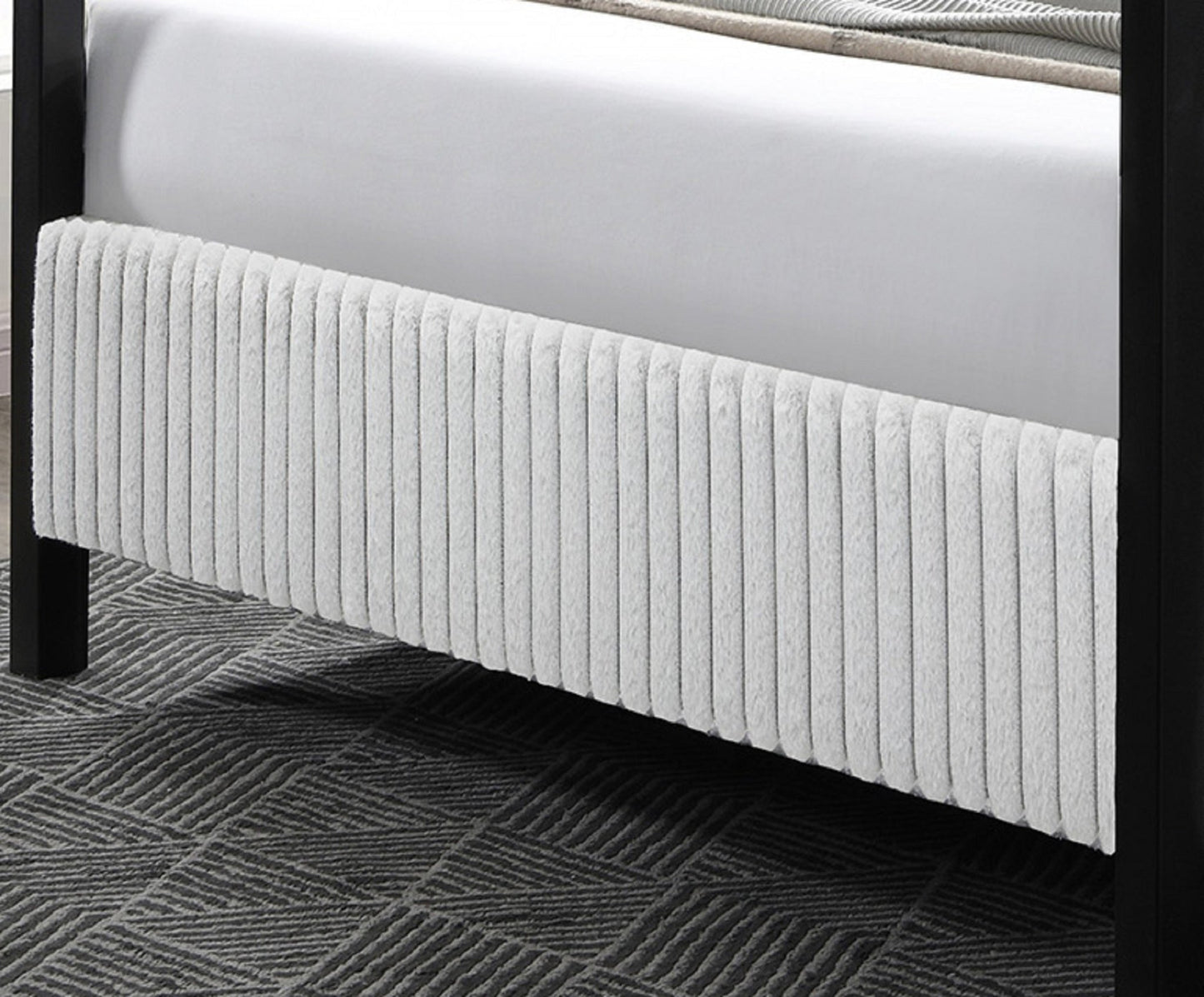 Chelsea Upholstered Canopy King Bed - Bunk and Bed Co.