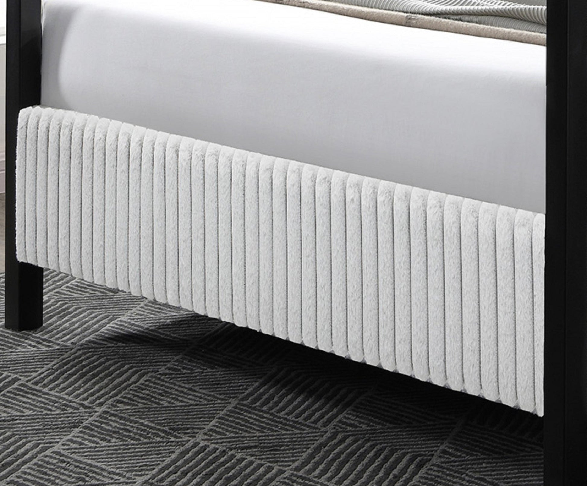 Chelsea Upholstered Canopy King Bed - Bunk and Bed Co.