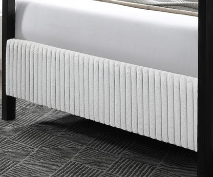 Chelsea Upholstered Canopy King Bed - Bunk and Bed Co.