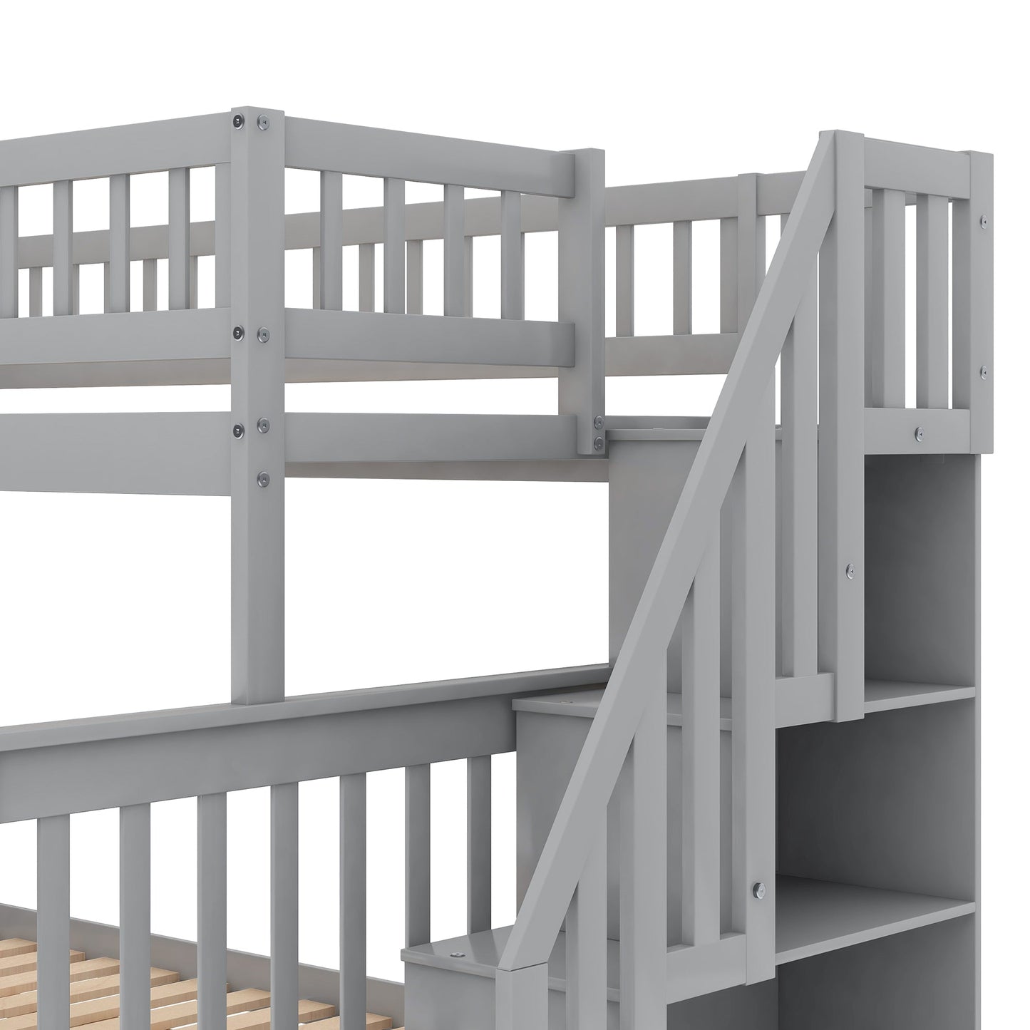 Dream Weaver Twin Over Full Bunk Bed with Trundle - Bunk and Bed Co.