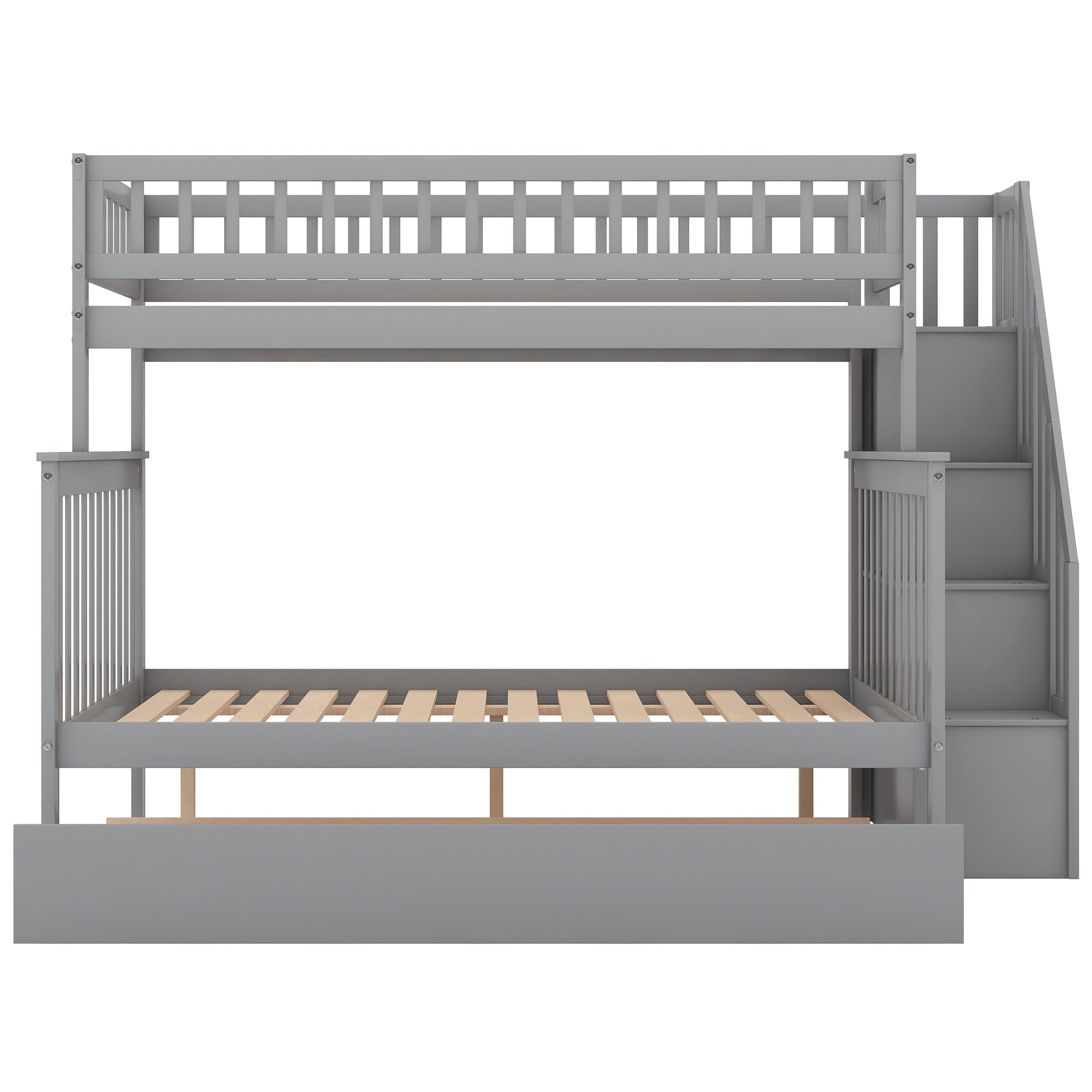 Dream Weaver Twin Over Full Bunk Bed with Trundle - Bunk and Bed Co.
