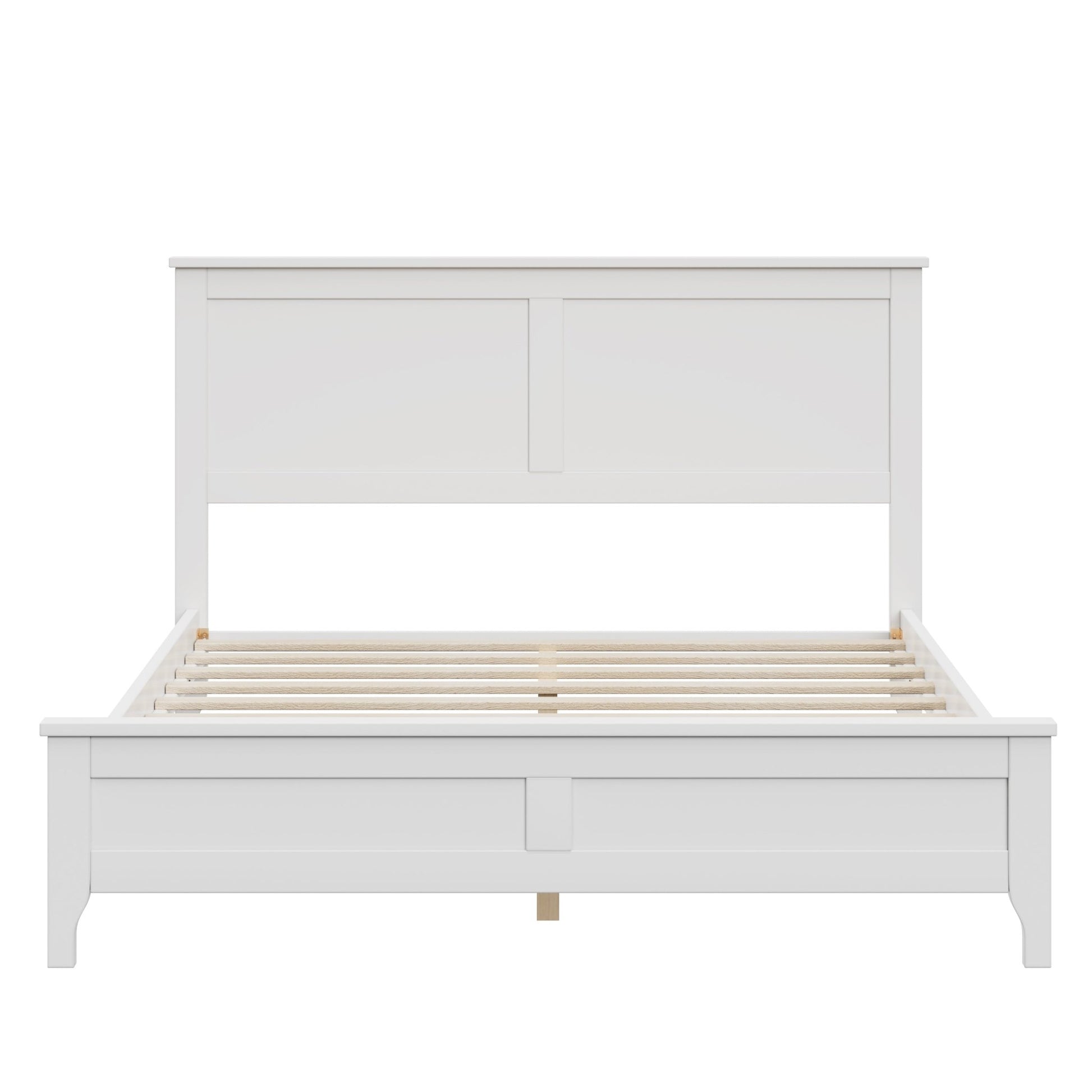 Full Size Bed White Monica Quality Craftsmanship - Bunk and Bed Co.