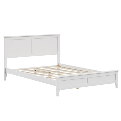 Full Size Bed White Monica Quality Craftsmanship - Bunk and Bed Co.