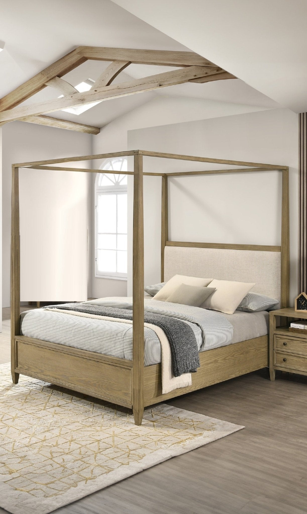 Jefferies Queen Canopy Bed - Bunk and Bed Co.
