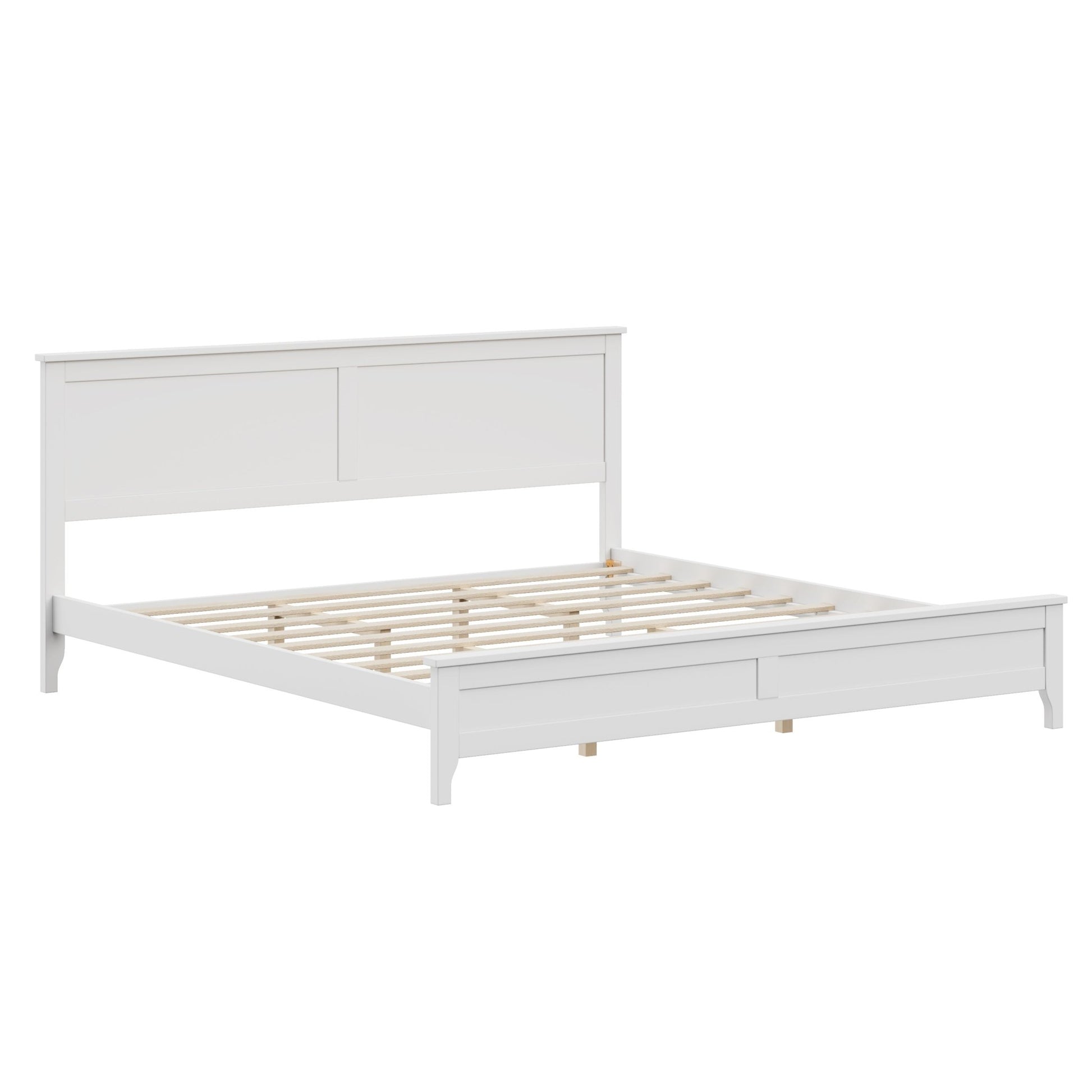 King Bed Frame with Headboard Monica - Bunk and Bed Co.