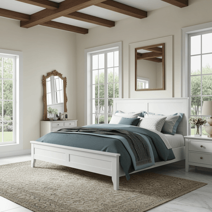 King Bed Frame with Headboard Monica - Bunk and Bed Co.