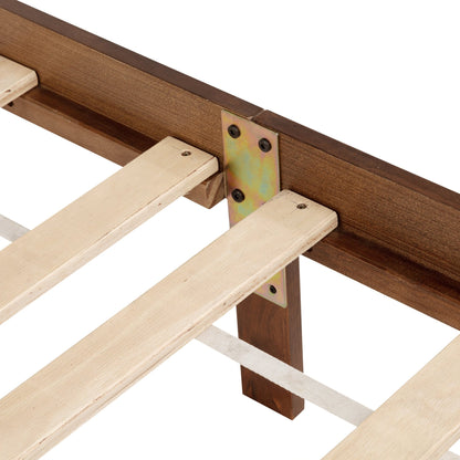 King Bed The Carolina Rattan Walnut - Bunk and Bed Co.