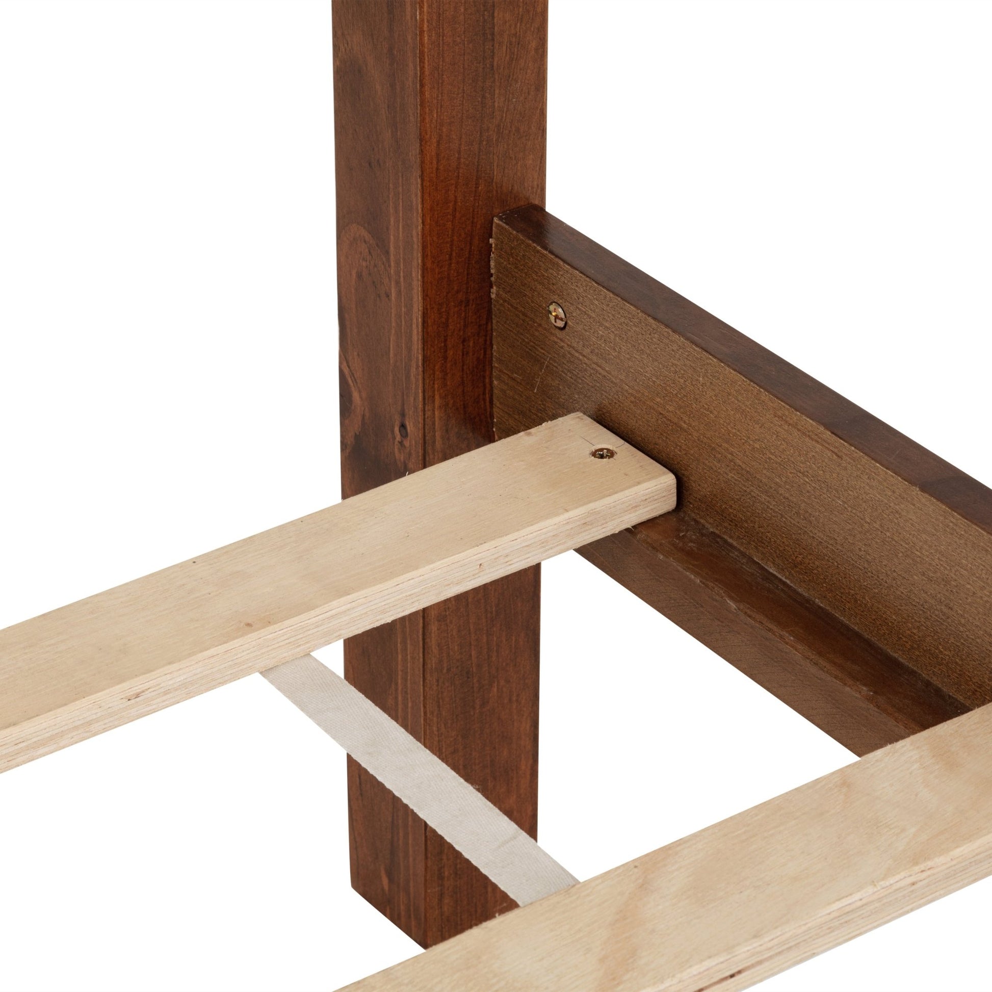 King Bed The Carolina Rattan Walnut - Bunk and Bed Co.