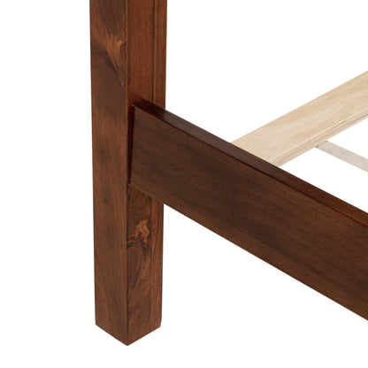 King Bed The Carolina Rattan Walnut - Bunk and Bed Co.