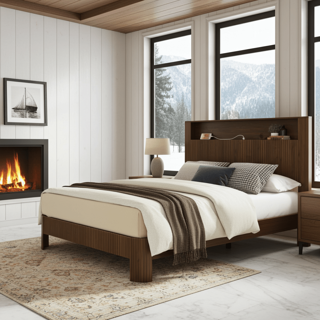 Marcus XL Full Bed Frame Extra Long Usb Charging - Bunk and Bed Co.