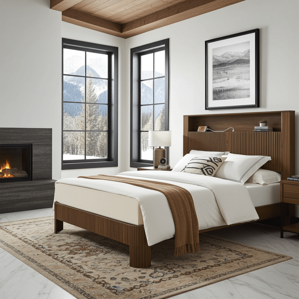 Marcus XL Full Bed Frame Extra Long Usb Charging - Bunk and Bed Co.