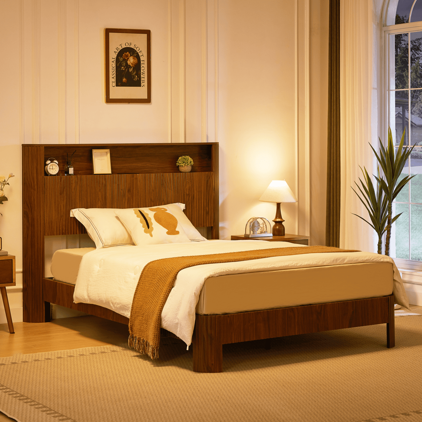 Marcus XL Full Bed Frame Extra Long Usb Charging - Bunk and Bed Co.