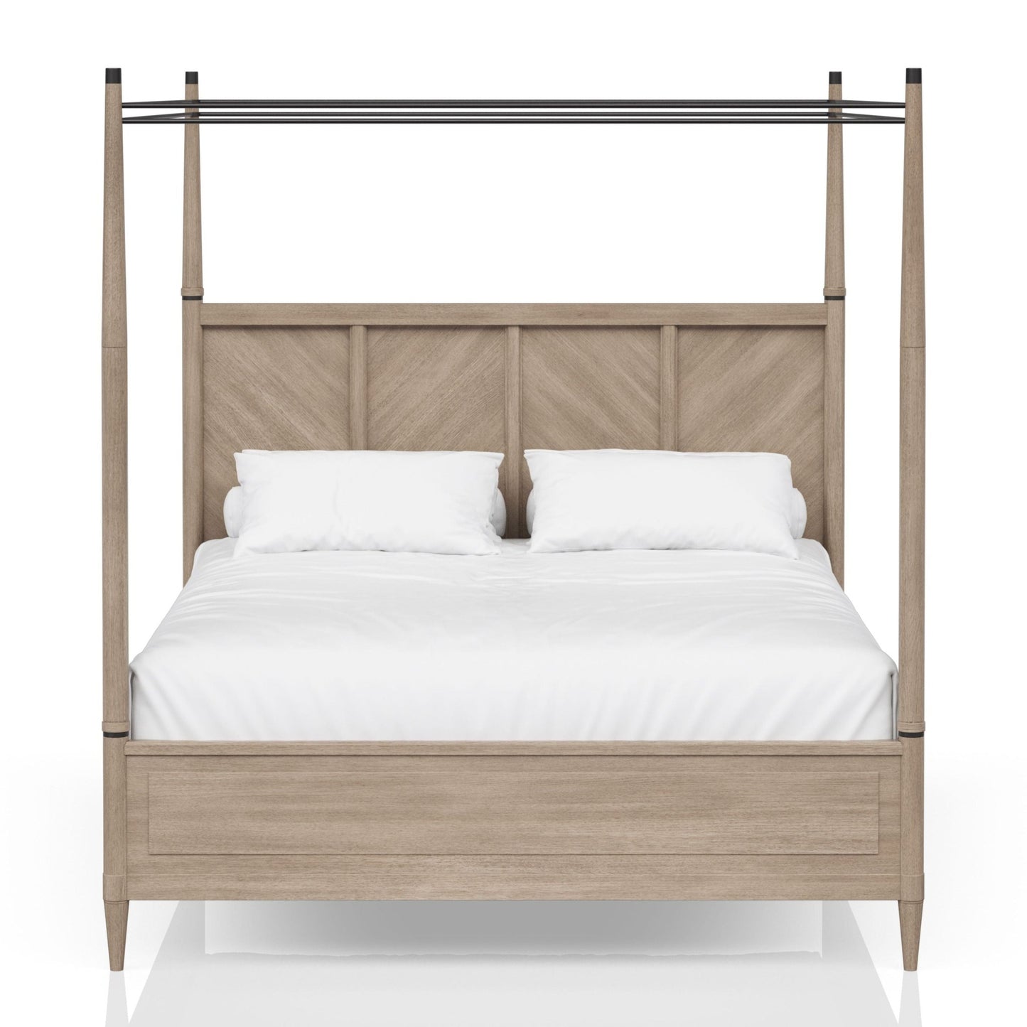 Martin Queen Canopy Bed Color Sand - Bunk and Bed Co.