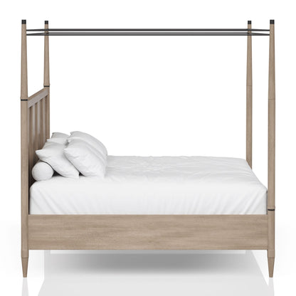 Martin Queen Canopy Bed Color Sand - Bunk and Bed Co.