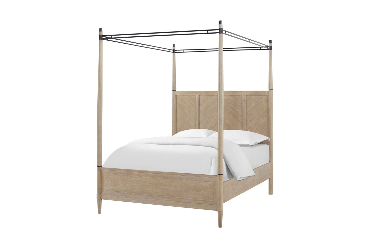 Martin Queen Canopy Bed Color Sand - Bunk and Bed Co.