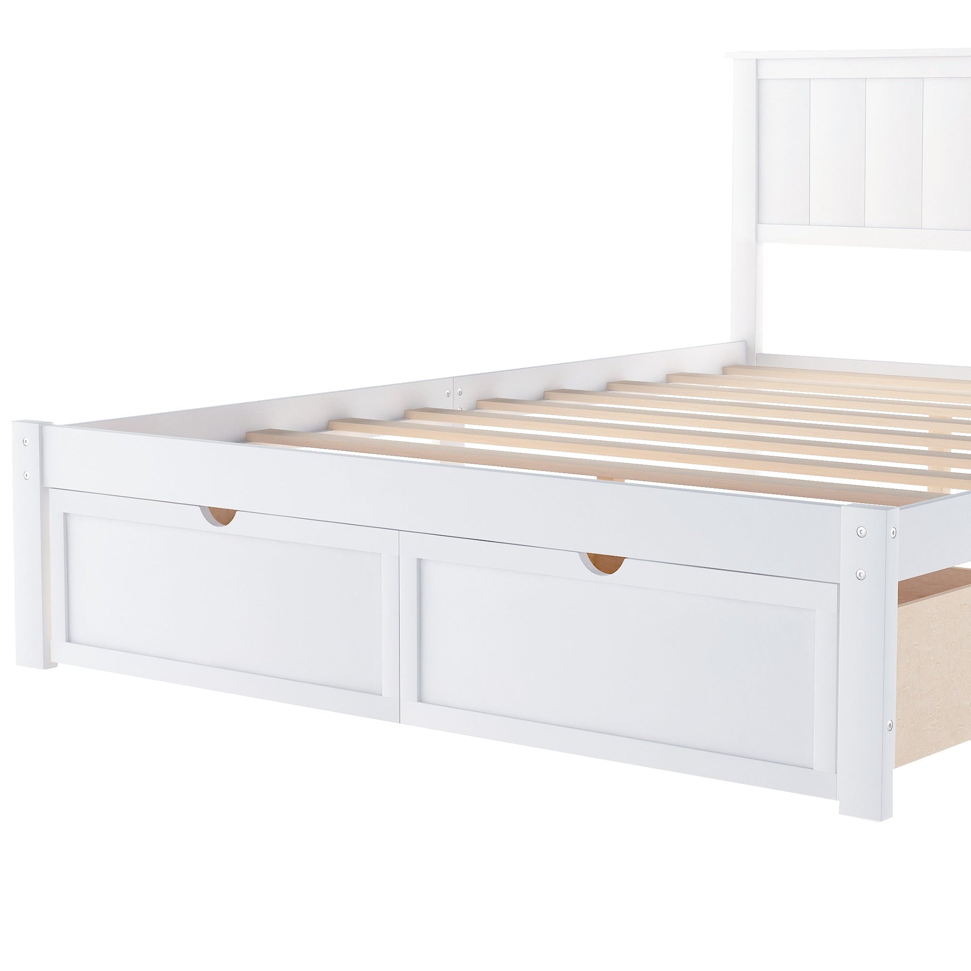 Meadowbrook Platform Full Size Bed With Drawer - Bunk and Bed Co.