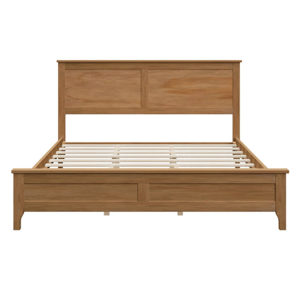 Seadrift Queen Platform Bed - Solid Wood - Bunk and Bed Co.